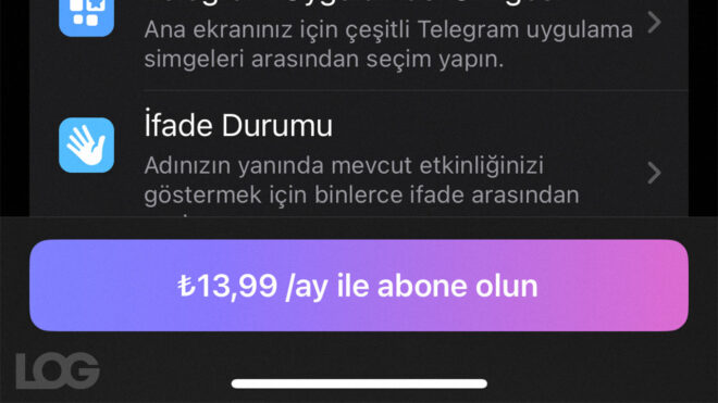 Telegram Premium LOG Görsel